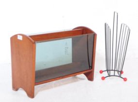 BRITISH MODERN DESIGN - MID CENTURY MAGAZINE RACKS