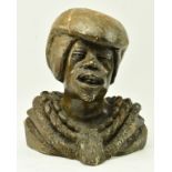 JOSEPH NDLOVU (B. 1953) - 20TH CENTURY 1985 SOAPSTONE BUST