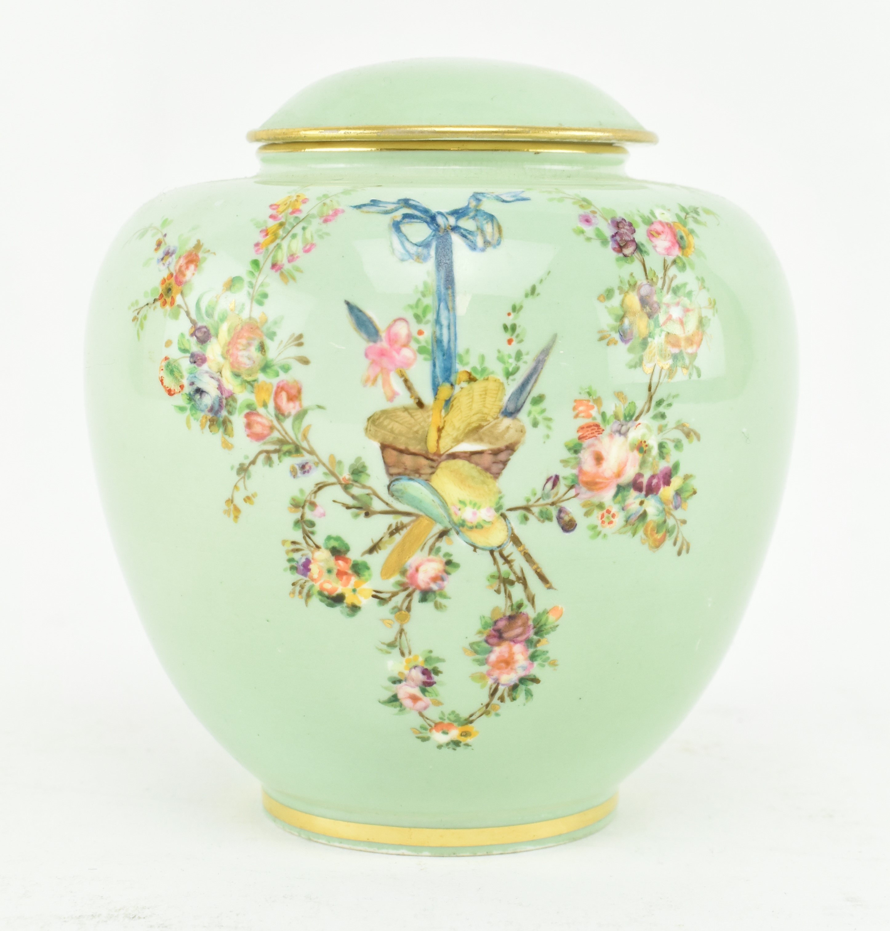 COALPORT - A 19TH CENTURY HAND PAINTED VASE - Image 2 of 7