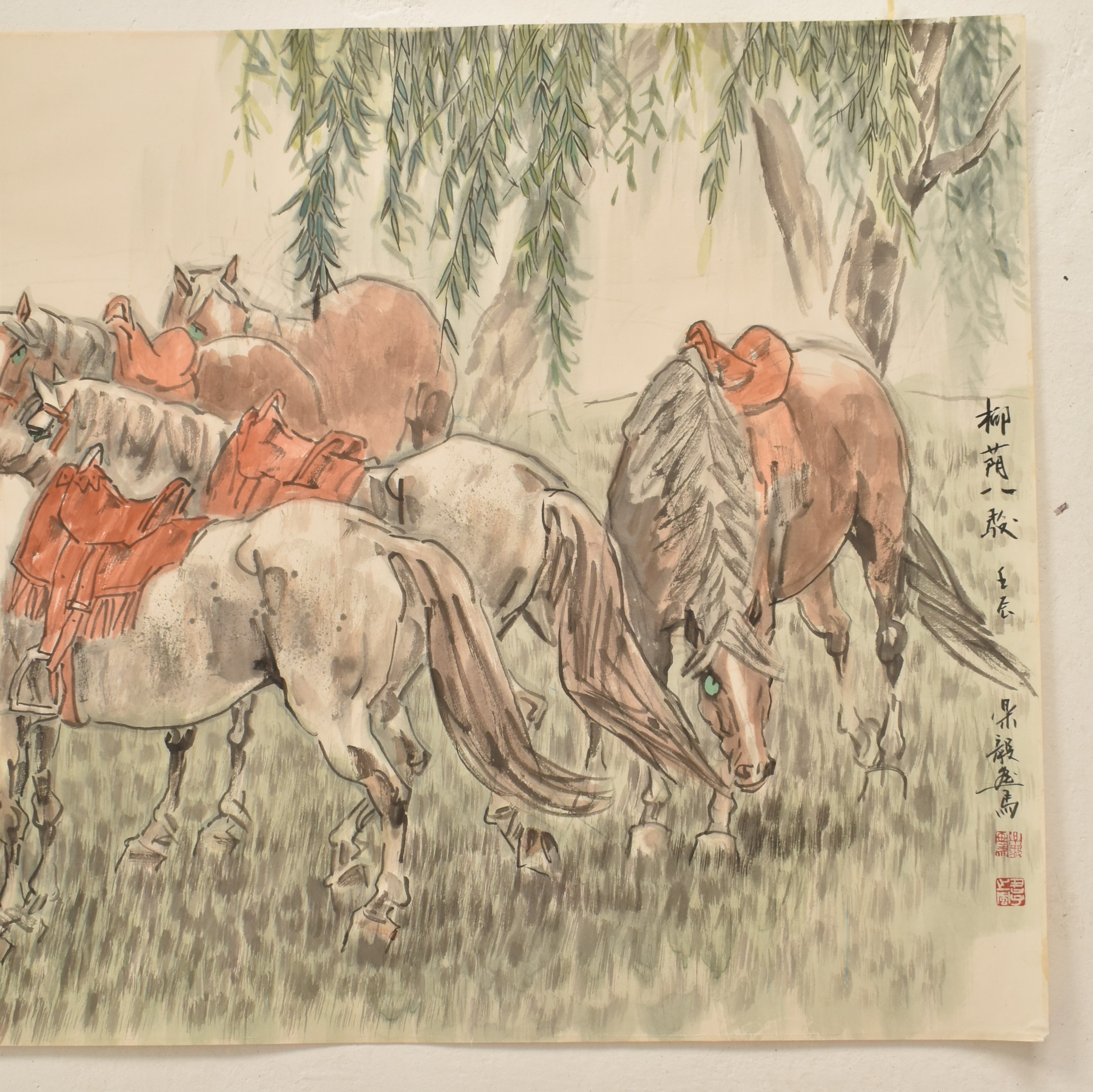 ZHANG LEYI 张乐毅 - EIGHT HORSES 柳荫八骏 - Image 2 of 6