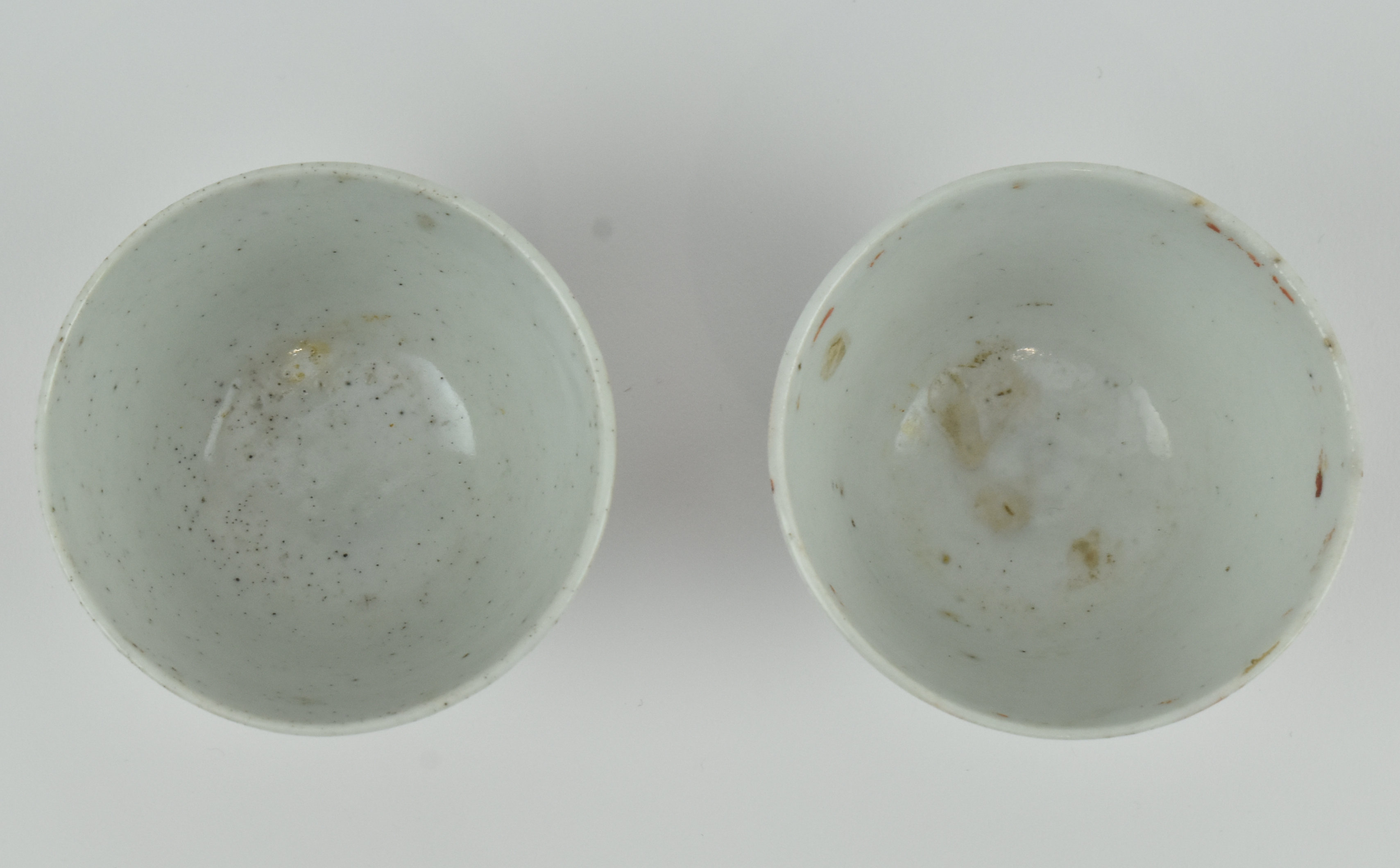 GROUP OF 4 GUANGXU "SAN DUO" CUPS AND PLATES 光绪 “三多”茶杯盘子 - Image 7 of 8