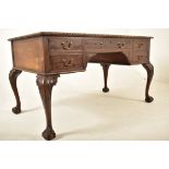 GILL & REIGATE OF LONDON - MAHOGANY PARTNERS WRITING DESK