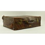 BARKERS KENSINGTON - MID CENTURY CROCODILE SKIN SUITCASE