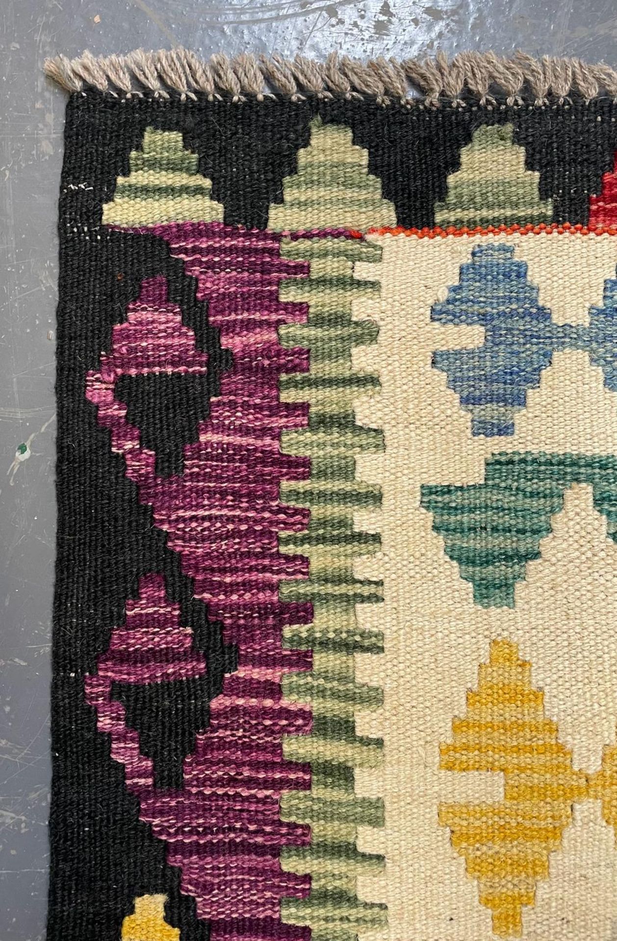 20TH CENTURY ANATOLIAN TURKISH KILIM CARPET RUG - Image 3 of 5