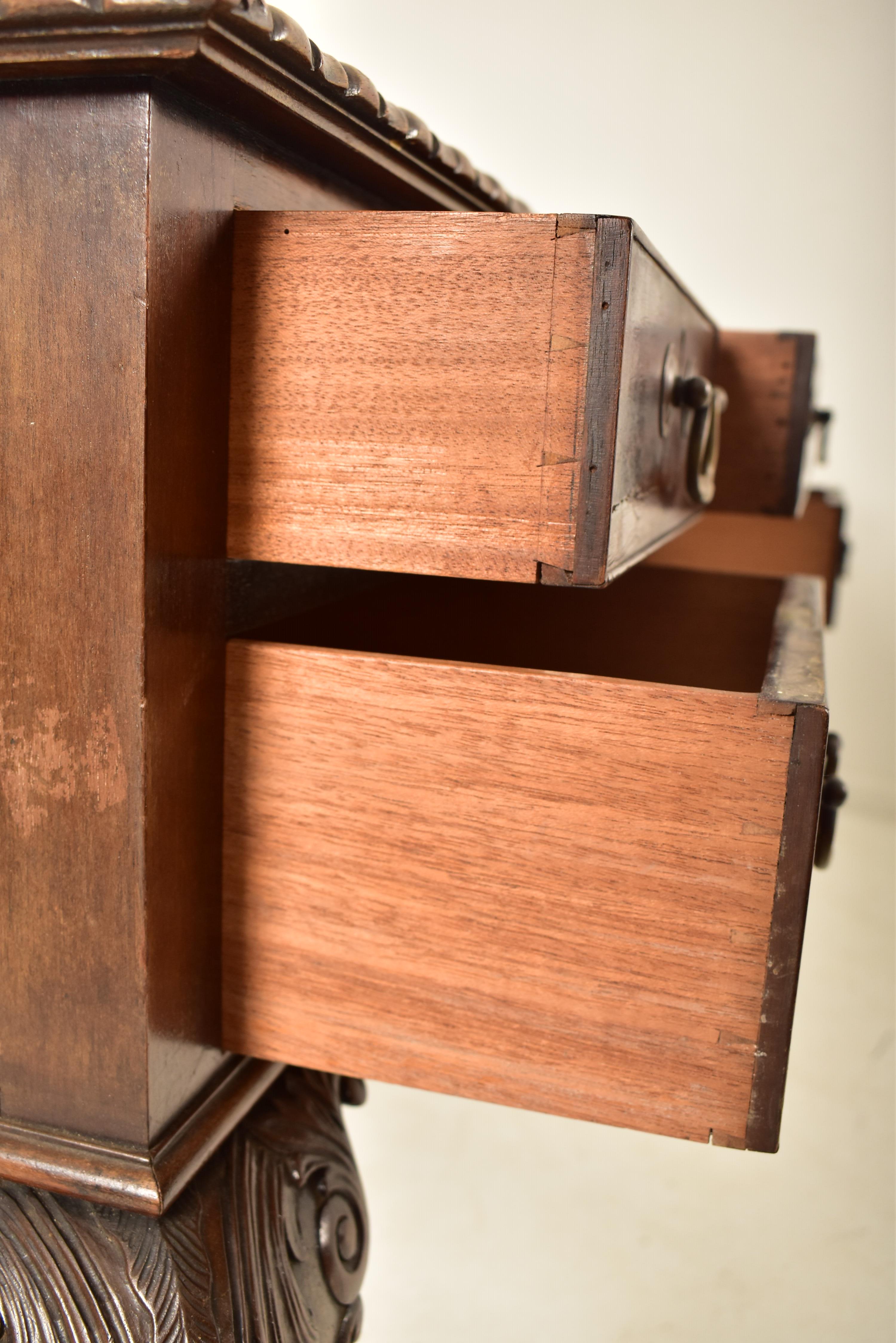 GILL & REIGATE OF LONDON - MAHOGANY PARTNERS WRITING DESK - Image 4 of 8