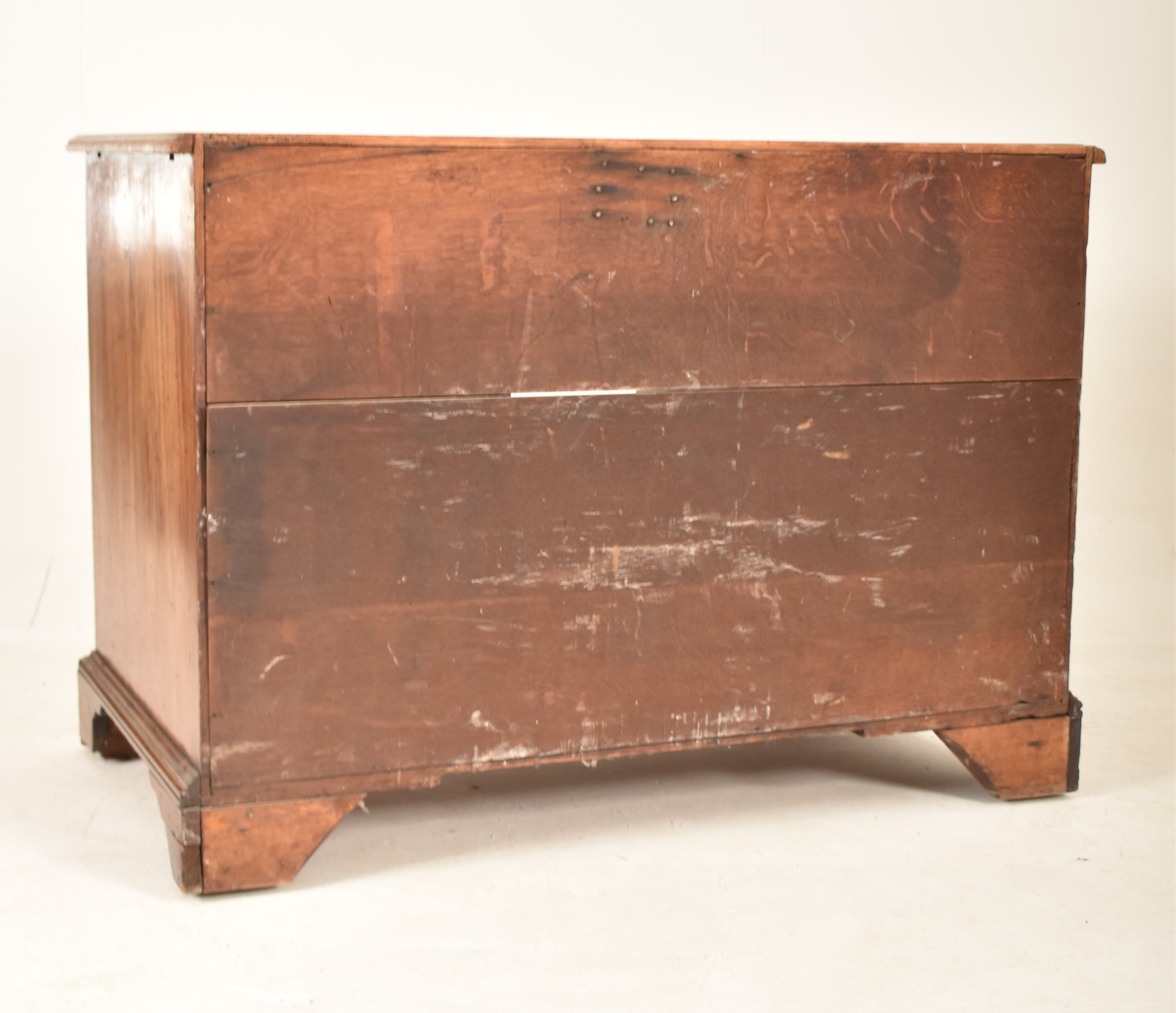 GEORGE III LATE 18TH CENTURY MAHOGANY BREAKFRONT DESK - Image 5 of 5