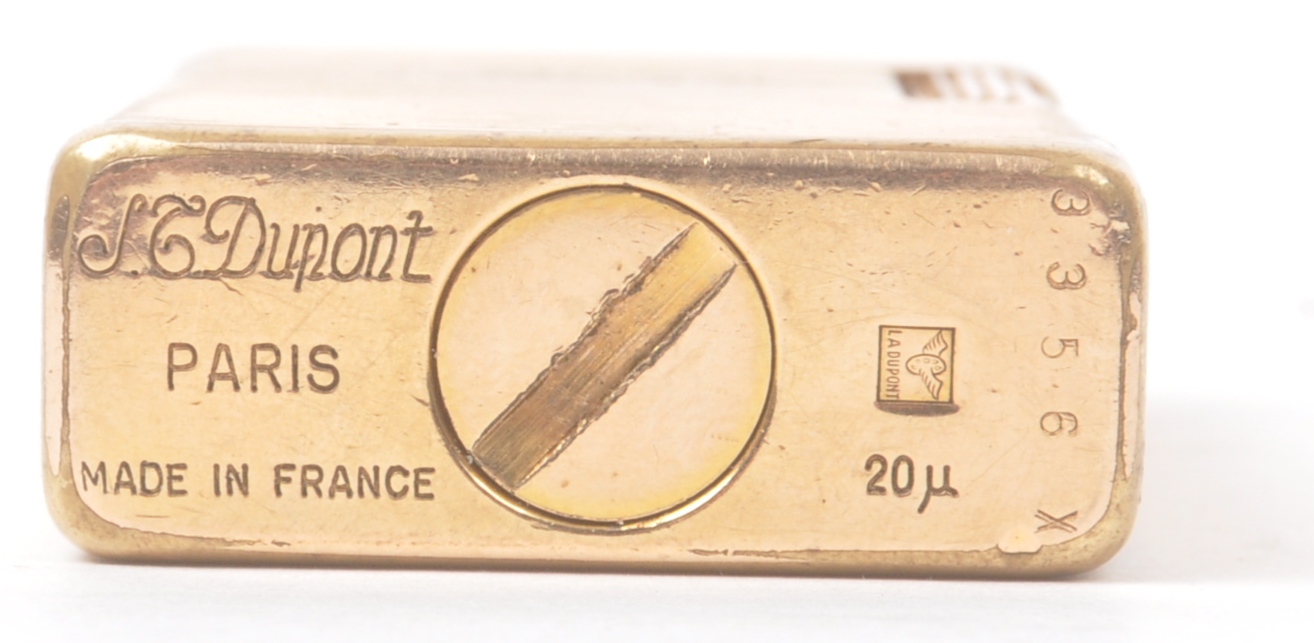 SIMON TISSOT-DUPONT - VINTAGE GOLD PLATE HAND HELD LIGHTER - Image 4 of 5