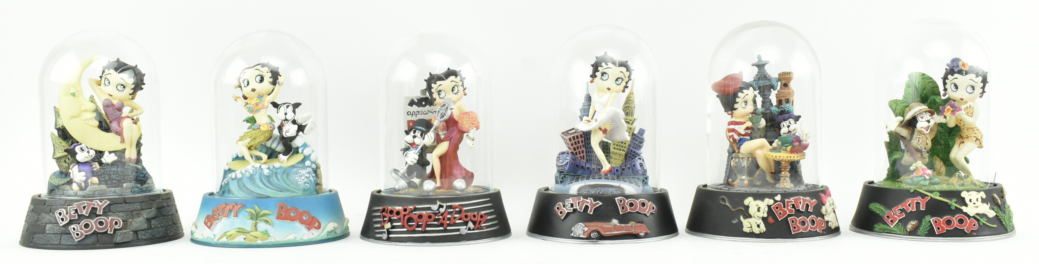 BETTY BOOP - COLLECTION OF ELEVEN RESIN FIGURINES IN DOMES - Image 2 of 11