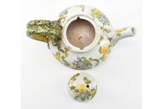 BELIEVED ULISSE CANTAGALLI - 19TH CENTURY MAJOLICA TEAPOT - Image 5 of 7