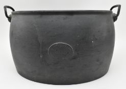 A. KENRICK & SONS CAST IRON 5 GALLON CAULDRON POT