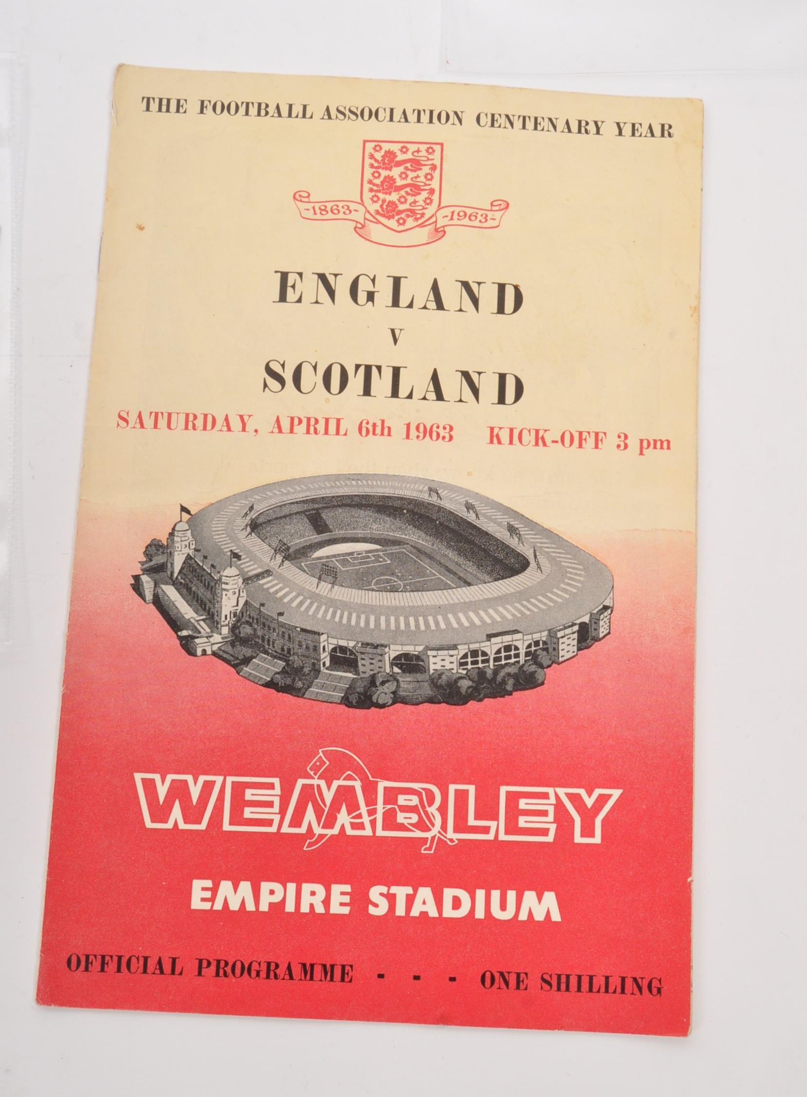 SIX 1950S-70S ENGLAND VS SCOTLAND FOOTBALL PROGRAMMES - Image 6 of 7