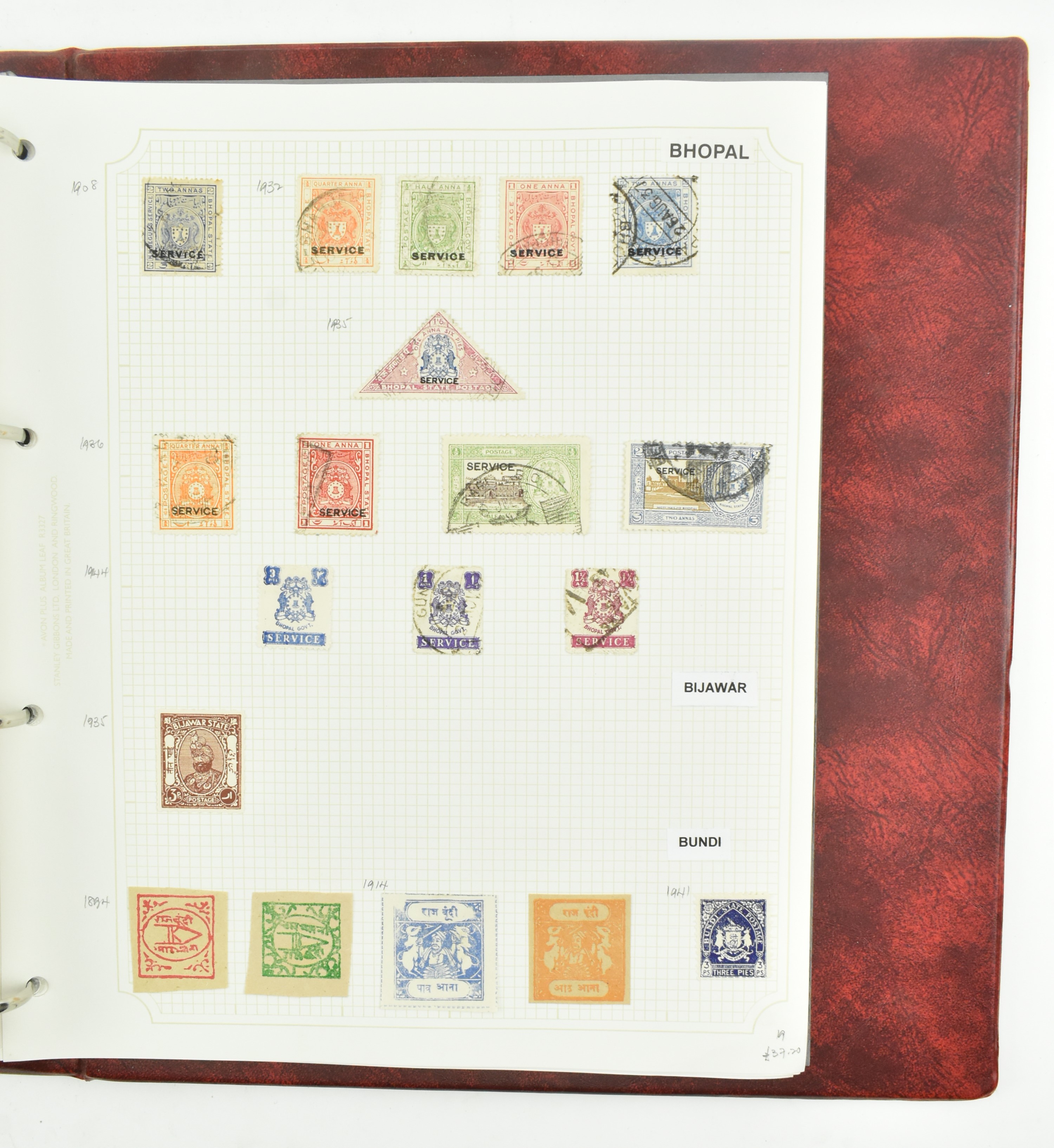 FOREIGN STAMPS: ALBUM OF 19TH & 20TH CENTURY FOREIGN ISSUES - Image 17 of 19