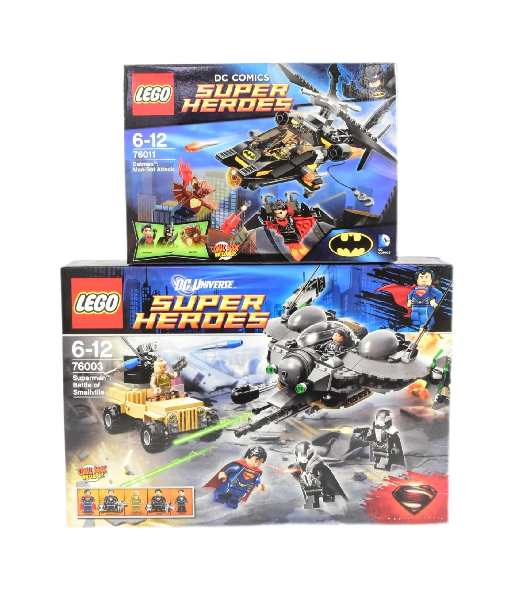 LEGO - DC SUPER HEROES - X2 FACTORY SEALED SETS