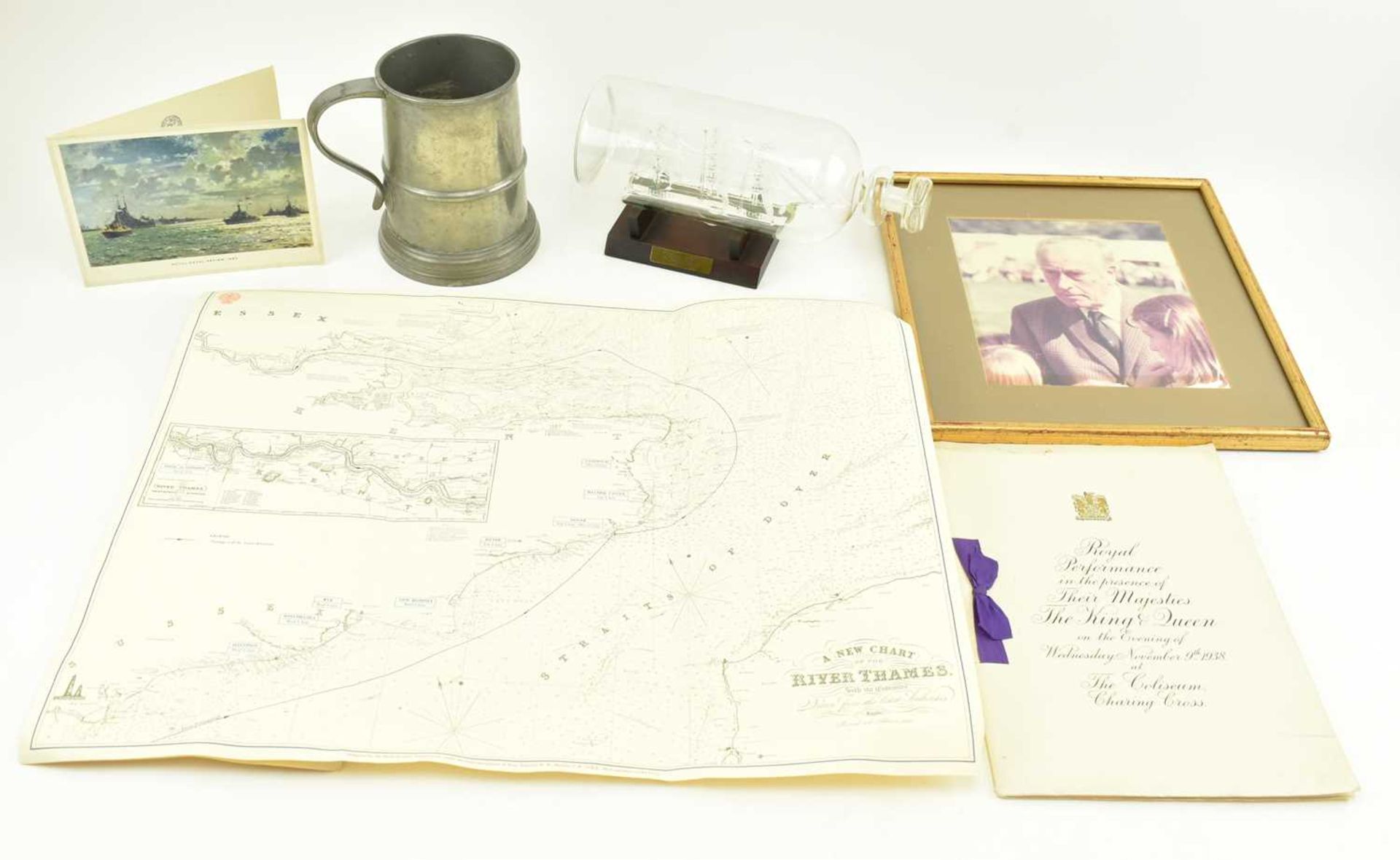 ROYAL FAMILY & NAVY INTEREST. COLLECTION OF EPHEMERA & ITEMS