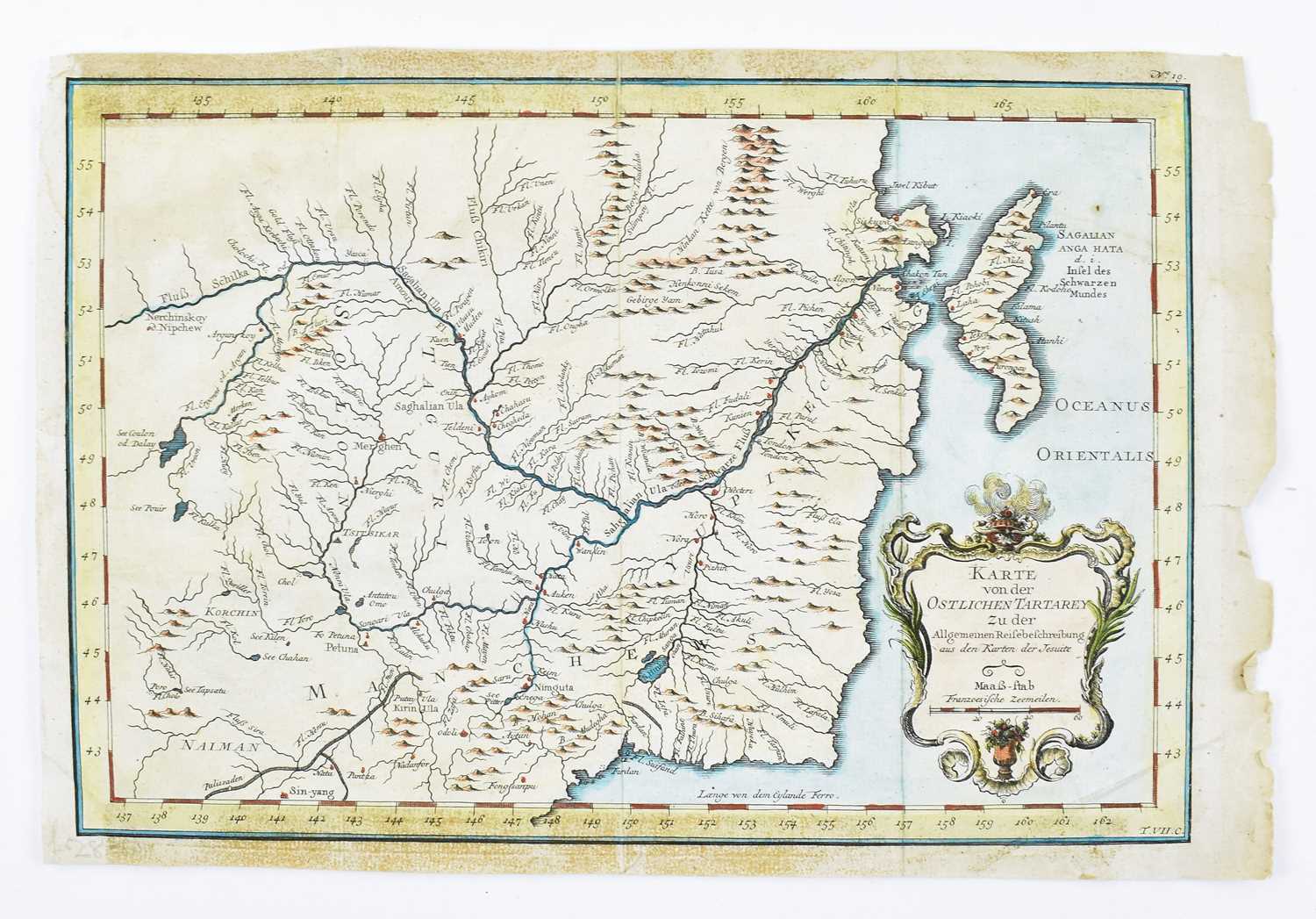 CHINA & ASIA. FOUR 18TH & 19TH CENTURY LOOSE MAPS - Image 10 of 14