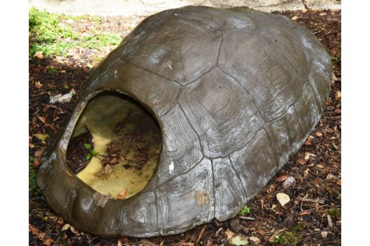 FORMER BRISTOL ZOO GARDENS - LARGE TORTOISE SHELL ATTRACTION - Image 3 of 6