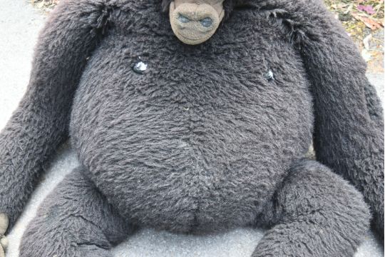 FORMER BRISTOL ZOO GARDENS - LARGE STUFFED MONKEY PLUSH TOY - Image 3 of 5