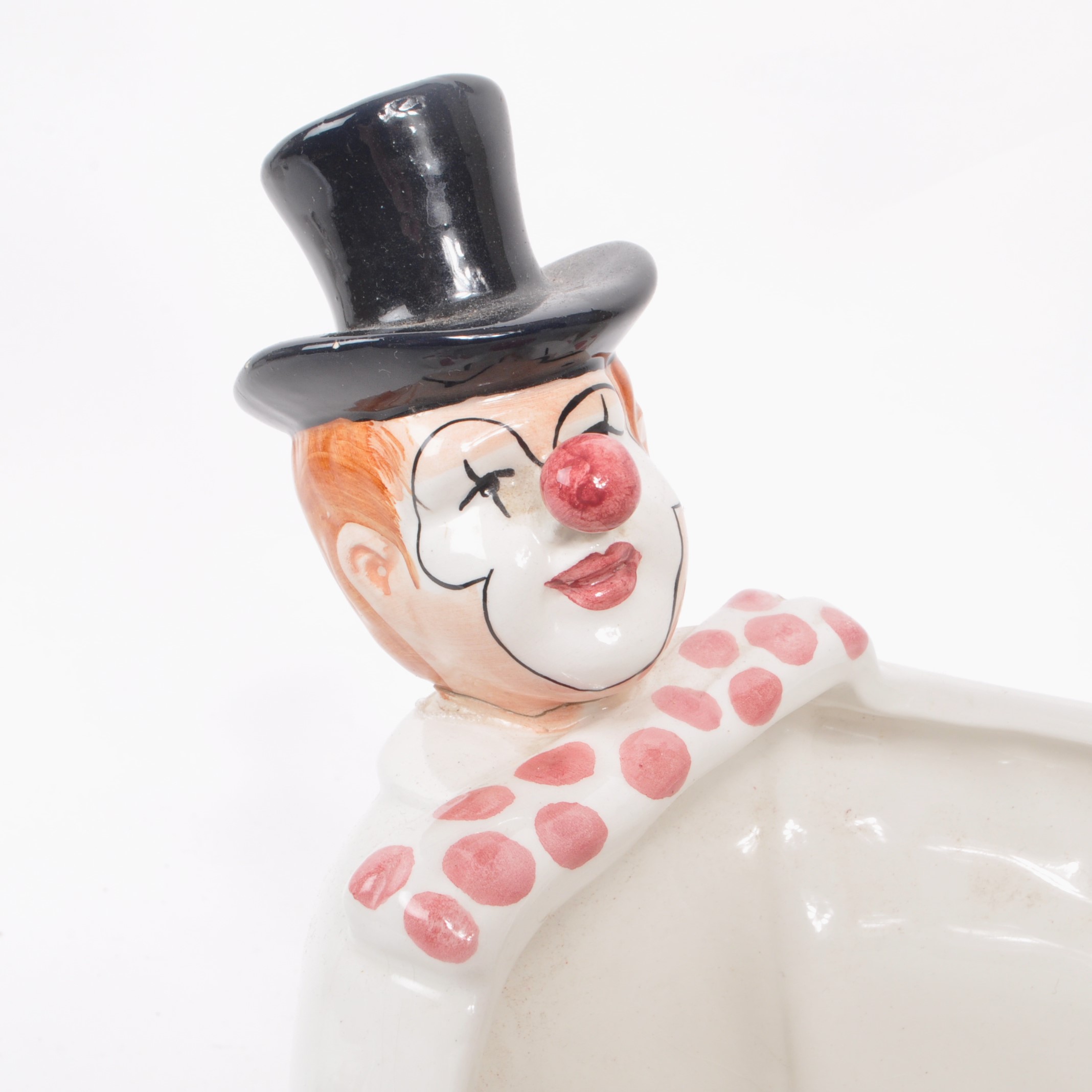 MID 20TH CENTURY ITALIAN CERAMIC CLOWN PLANT POT - Image 4 of 7