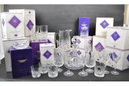 EDINBURGH CRYSTAL - LARGE COLLECTION OF CRYSTAL GLASS PIECES - Image 1 of 10