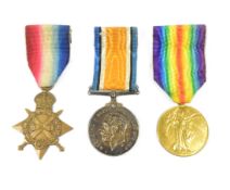 WWI MEDALS - CAPTAIN IN THE MANCHESTER REGIMENT