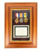 WWI MEDALS - SECOND LIEUTENANT IN THE ROYAL GARRISON ARTILLERY