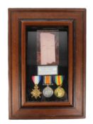 WWI MEDAL GROUP - LIEUTENANT COLONEL IN THE LINCOLNSHIRE REGIMENT