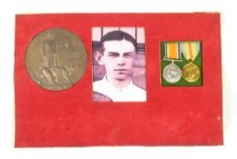 WWI MEDALS - SECOND LIEUTENANT IN THE DURHAM LIGHT INFANTRY