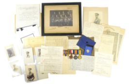 WWI MEDALS - SECOND LIEUTENANT IN THE 28TH LONDON REGIMENT