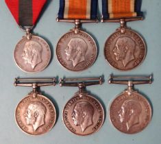 An Imperial Service Medal, GVR awarded to John Benjamin Spence Lewarne and five named British War
