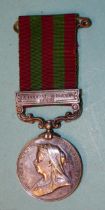 India General Service Medal 1895-1902, one clasp, Relief of Chitral 1895, awarded to 3987 Pte T