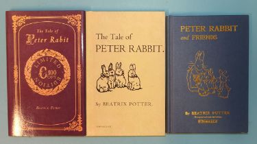 Potter (Beatrix), The Tale of Peter Rabbit, limited-edition of 100 copies, illus cl, dwrp, 8vo,