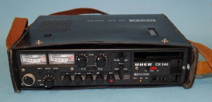 An Uher CR240 cassette deck.