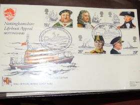 An accumulation of mainly modern commemorative stamps and covers, in three plastic crates, with