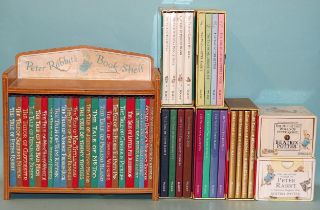 Potter (Beatrix), a 1980's 1-23 set in bookshelf, five four-book sets in slip cases and two boxed