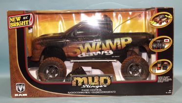 An RAM radio-controlled "Swamp Dawg", (boxed).