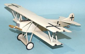 John Jenkins Designs, Fokker DVII, tan/white, Lt Udet, (boxed, slight water damage to box).