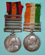 A Queen's South Africa Medal awarded to 2462 Pte H Bond RL WT Surrey Regt, with five clasps: Cape