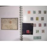 A used collection of Great British stamps in two albums, including 1840 1d black, (2, one on cover),