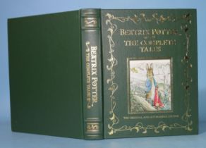 Potter (Beatrix), The Complete Tales, green mor gt, ge, silk end pages, printed in Singapore, 4to,