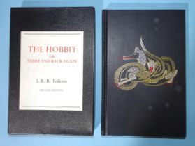 Tolkien (JRR), The Hobbit or There and Back Again de Luxe edition, 1st edn, 2nd imp, col frontis, 12