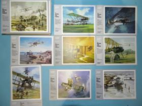 A set of 180 Pictorial Aviation History cards, prints of paintings by Michael Turner, pub: Studio 88