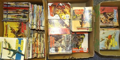 A large collection of war comics: Commando (251), War Picture Library (68) and Battle Picture