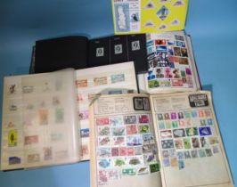 A quantity of stamps in albums and loose, including a Strand album.