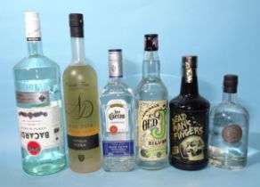 Bacardi Carta Blanca (x1) 37.5% 1.5L, Colwith Farm Cornish Vodka (x1) 40% 70cl, St Piran's Rum (