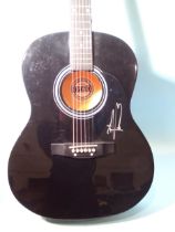 A 3rd Avenue acoustic guitar signed by Pete Townshend of The Who, in carrying case, (signed