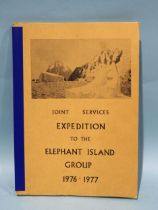 Furse (JR), Joint Services Expedition to the Elephant Island Group 1976-1977 - a scientific