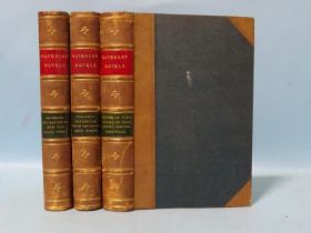 Scott (Sir Walter), Waverley Novels, copyright and author's editions, three volumes, illus, hf cf