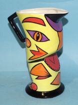 Lorna Bailey, a studio ceramic limited-edition "The Totem Pole" jug, no.49/50, 17cm high, factory