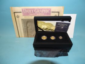 Hattons of London, 2022 King George VI Tribute Gold Sovereign Prestige Set, comprising: sovereign,