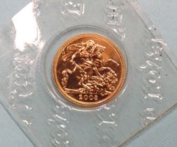 An Elizabeth II 2008 half-sovereign.